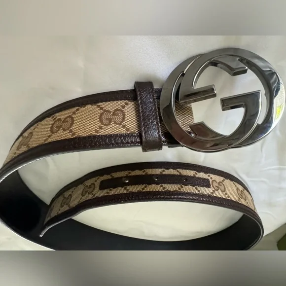 Gucci | Accessories | 0 Authentic Gucci Silver Gg Buckle  display picture 3